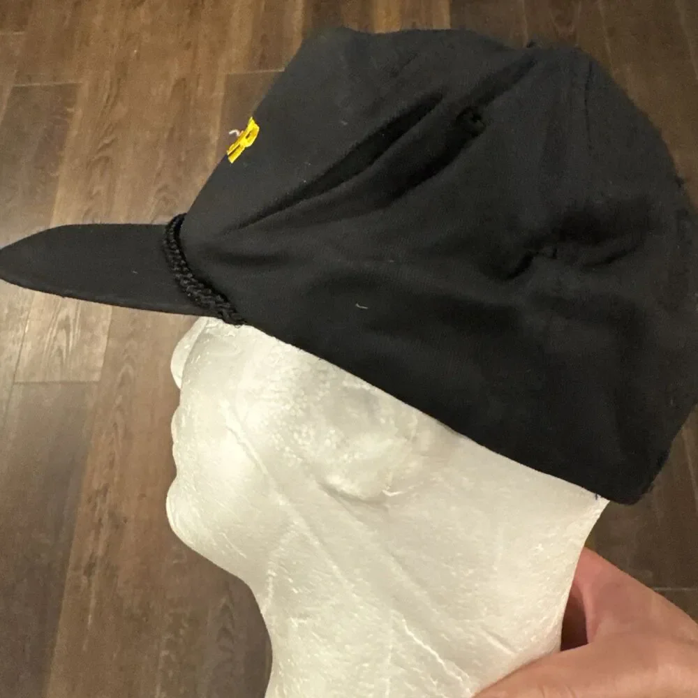 KC Asher Snapback Black Hat Cap